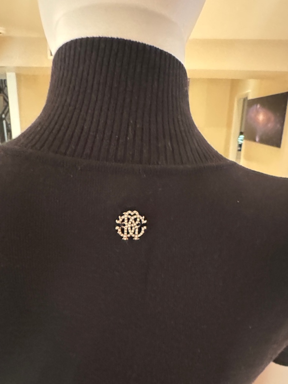 Roberto Cavalli Wool Turtleneck Sweater Dress - Picture 10 of 14